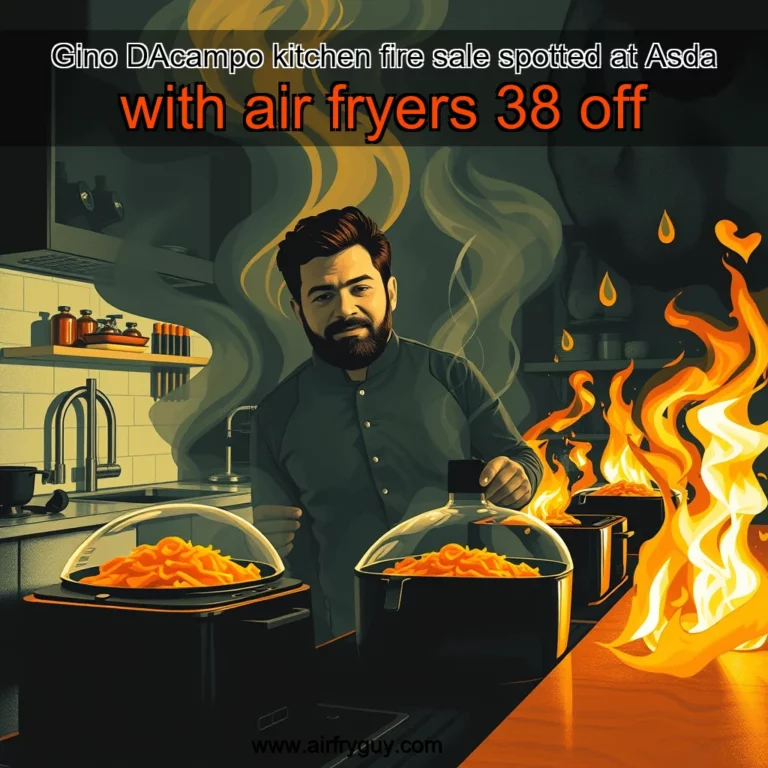 Gino DAcampo kitchen fire sale spotted at Asda with air fryers 38  off