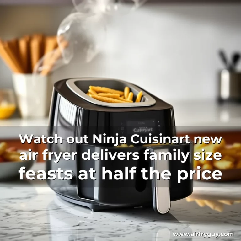 Watch out Ninja  Cuisinart new air fryer delivers family  size feasts at half the price