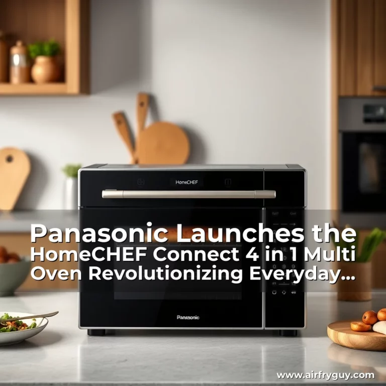 Panasonic Launches the HomeCHEF Connect 4  in  1 Multi  Oven