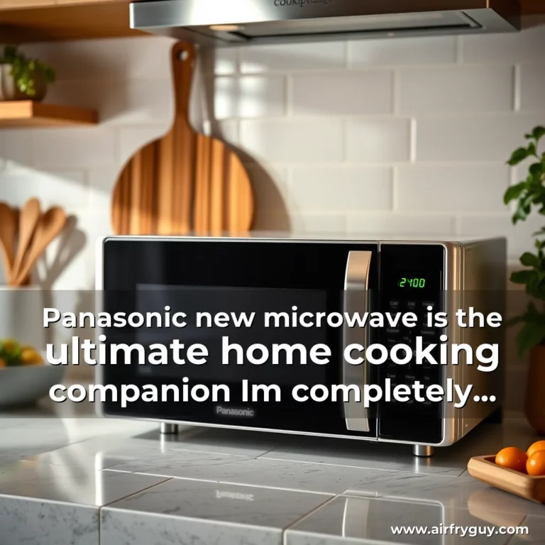 Panasonic new microwave is the ultimate home  cooking companion  Im completely obsessed