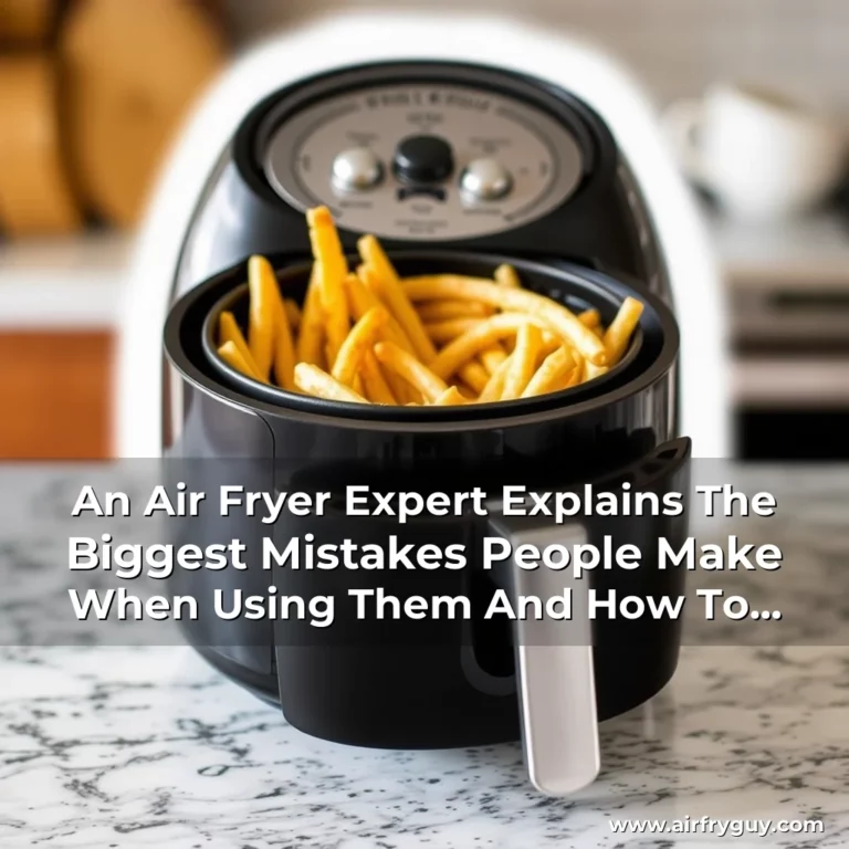 An Air Fryer Expert Explains The Biggest Mistakes People Make When Using Them And How To Avoid Them!
