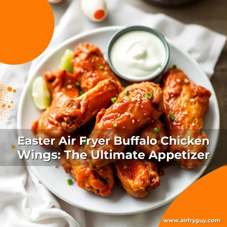Easter Air Fryer Buffalo Chicken Wings: The Ultimate Appetizer