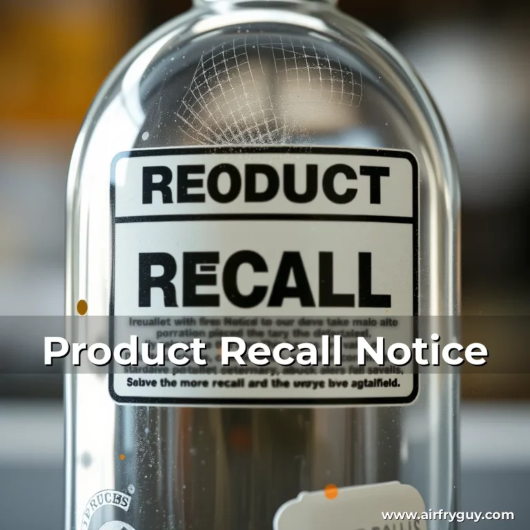 Product Recall Notice