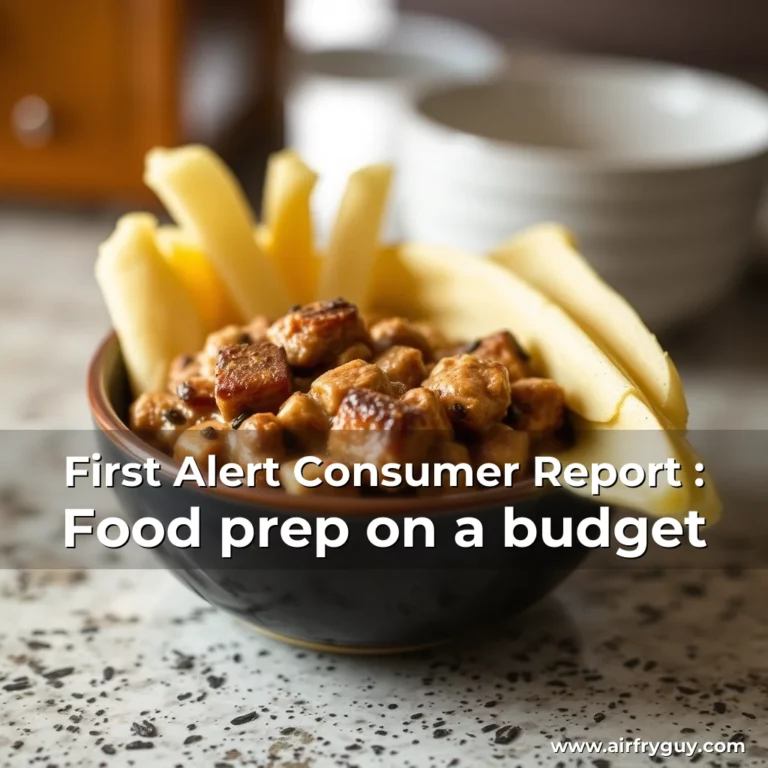 First Alert Consumer Report : Food prep on a budget
