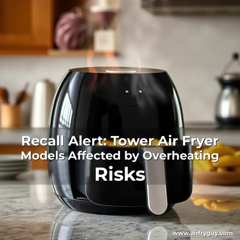 Recall Alert: Tower Air Fryer Models Affected by Overheating Risks