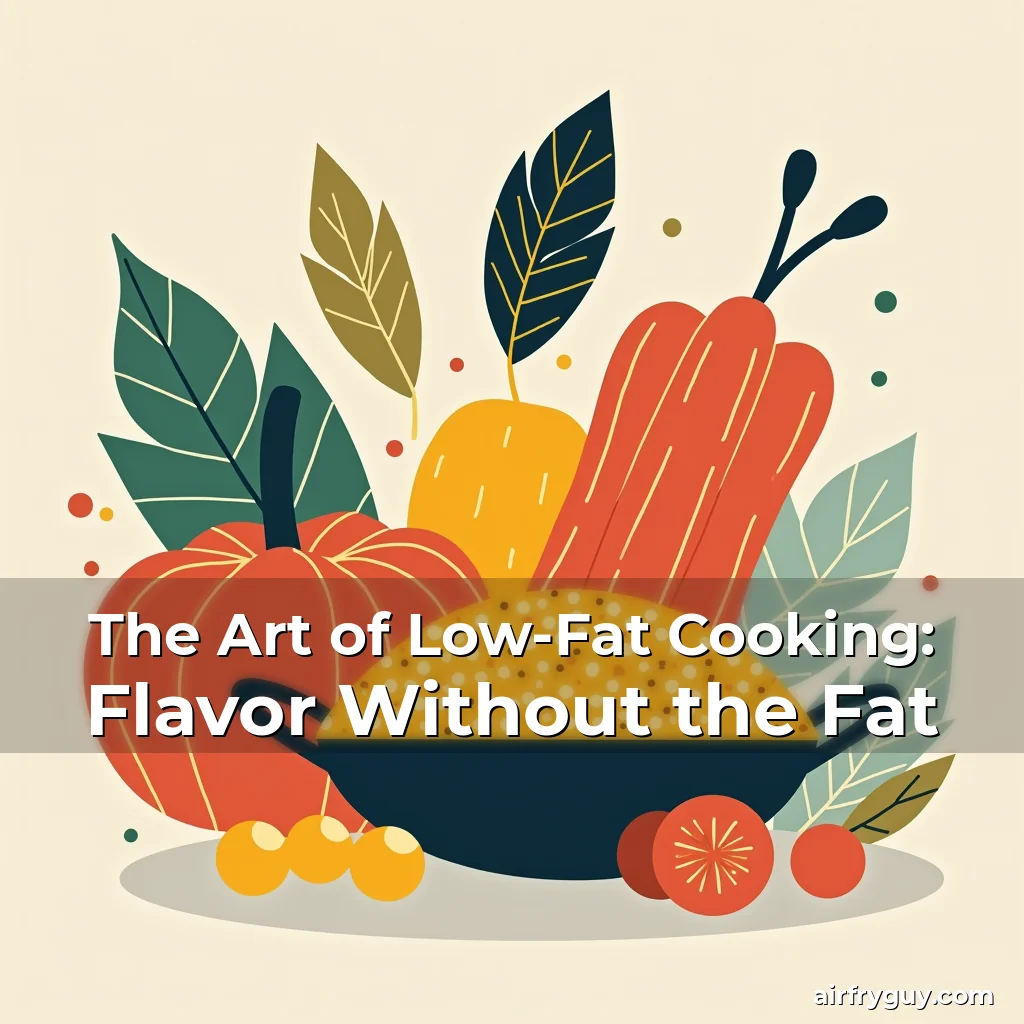 Read more about the article The Art of Low-Fat Cooking: Flavor Without the Fat